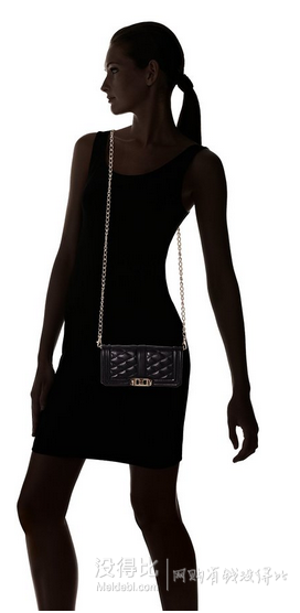 Rebecca Minkoff Mini Love 菱格手拿斜挎包