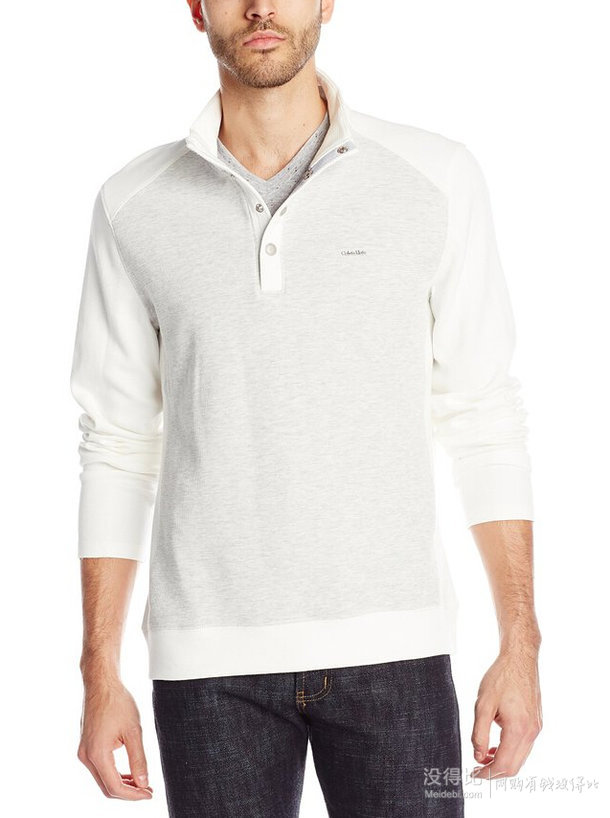直郵到手188元！Calvin Klein S and Z Pullover 男款運(yùn)動(dòng)衫