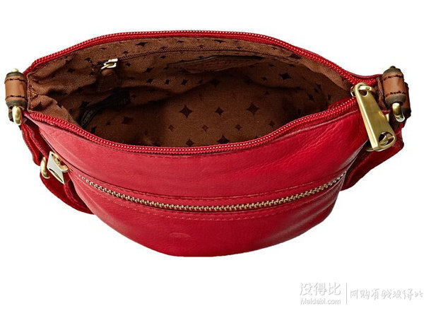 FOSSIL 化石 Explorer Mini 女士真皮斜挎包