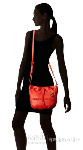 直郵到手324元！LUCKY BRAND Carmel Drawstring 女款斜挎包