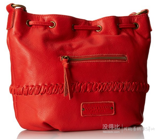 直郵到手324元！LUCKY BRAND Carmel Drawstring 女款斜挎包