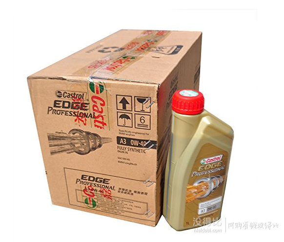 CASTROL 嘉實(shí)多 極護(hù)寶馬專享合成機(jī)油 BMW A3 0W-40 SN 1L*12瓶   818元包郵（848-30）