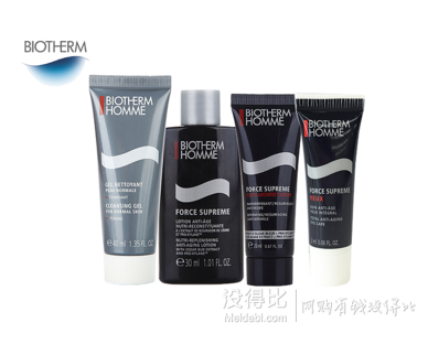 Biotherm 碧歐泉 男士滋養(yǎng)緊致四件套  53元(105元，滿減+用券)