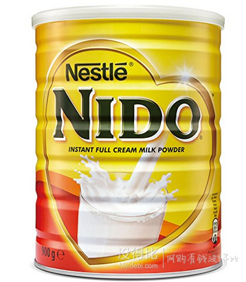 荷蘭進(jìn)口：Nescafé 雀巢 NIDO速溶全脂高鈣調(diào)制乳粉900g 罐裝  折75元（150元，湊單滿199-100）