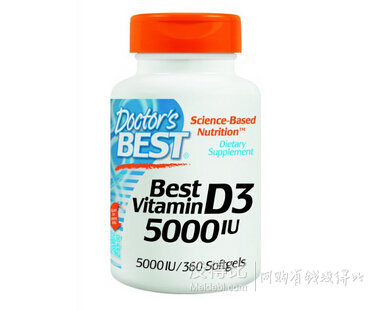 Doctor's Best 維生素 D3 5000iu  360粒