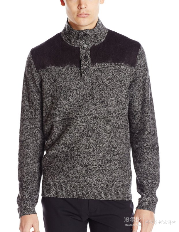 Calvin-Klein-Jeans 男式立领毛衣|天猫高性价比