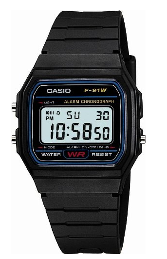 凑单品:casio 卡西欧 f91w-1 男款数字腕表