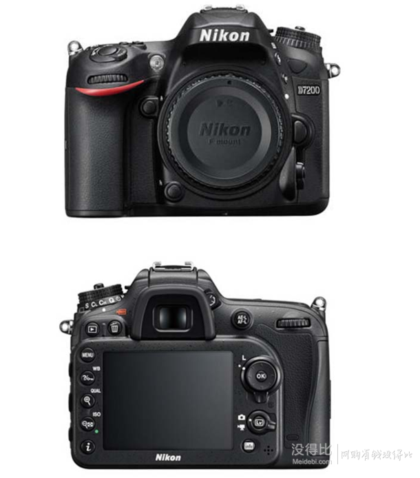 nikon 尼康 d7200 单反相机单机身 拆机版 4488元