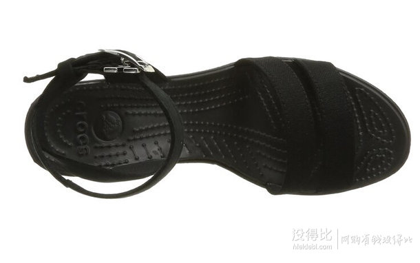 crocs 卡洛馳 Leigh Wedge 女士坡跟涼鞋