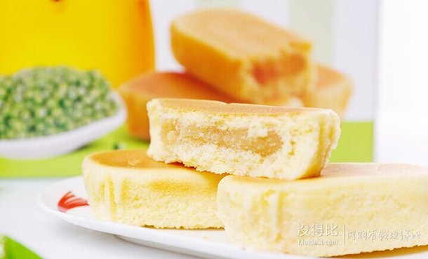 華美 休閑零食糕點 綠豆蛋糕 1000g整箱裝   29.9元