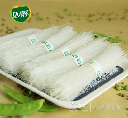 双塔食品 山东龙口 纯绿豆粉丝168g*3包 9.9元