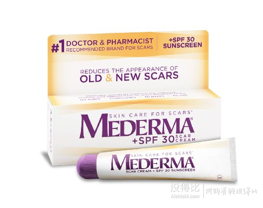 直郵93元到手！MEDERMA Scar Cream Plus SPF 30 防曬祛疤凝膠20g