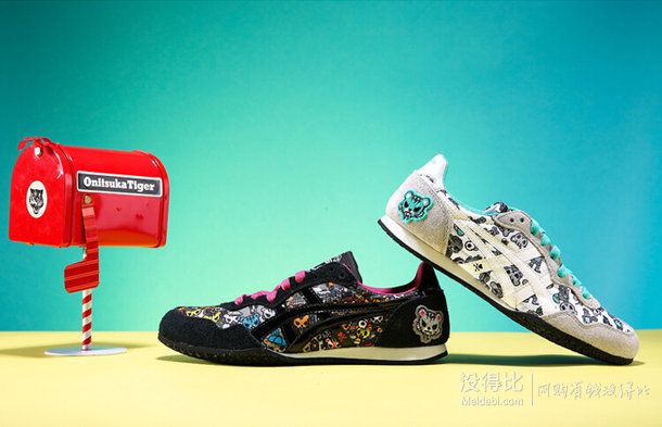 限量款！Onitsuka Tiger  鬼?；?SERRANO TOKIDOKI 聯(lián)名限量版跑步鞋  419元包郵