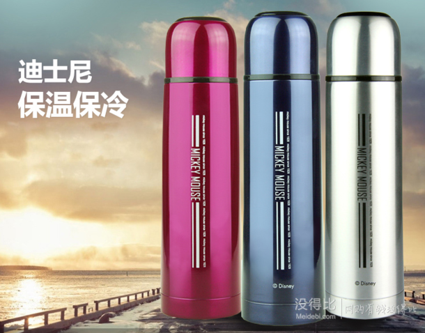 限地區(qū)！Disney迪士尼 子彈頭不銹鋼保溫水杯 500ml  折約20元(39.9買2免1) 