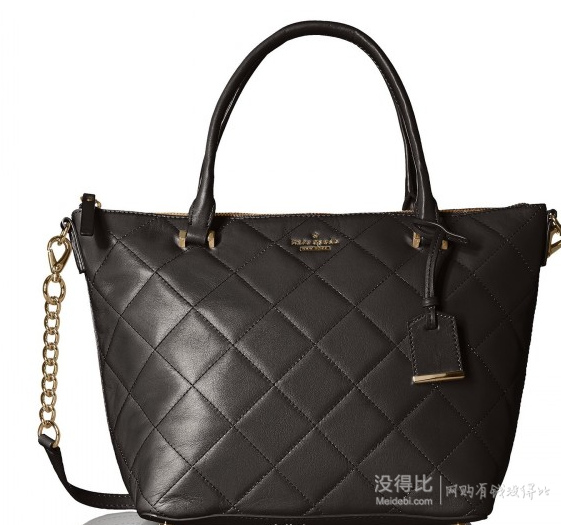 2016春夏款！kate spade new york 凱特絲蓓 女士小號真皮菱格手提包
