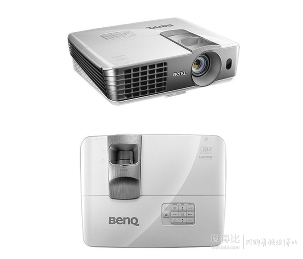 贈(zèng)三副3D眼鏡+服務(wù)卡：BenQ 明基  W1070 全高清全3D投影機(jī)   4999元包郵