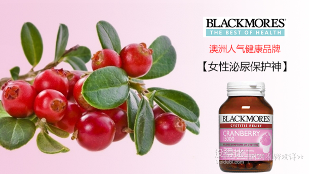 BLACKMORES 澳佳寶 蔓越莓精華 60粒 折69元（138元，滿199-100后）