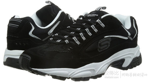 Skechers 斯凱奇 SPORT系列 男款 復(fù)古休閑運動鞋 999688/B LK  319元包郵