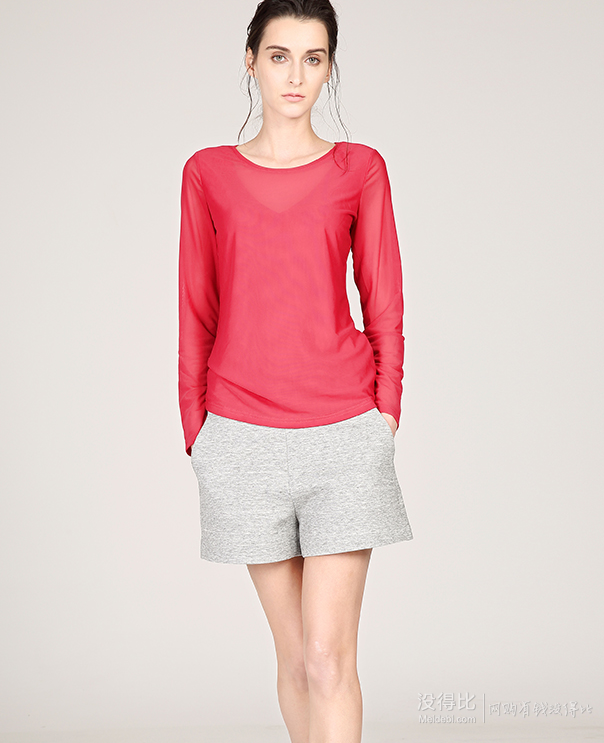 UR 纯色百搭打底长袖T恤 29元包邮|天猫高性价