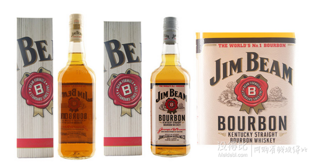 拼單好價！JIM BEAM 白占邊 波本威士忌 750ml  折48.7元（65399-100）