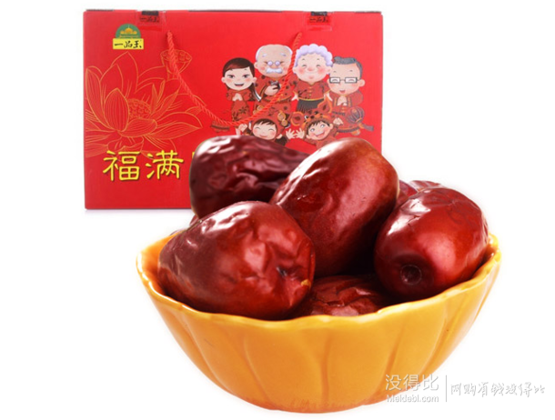 一品玉 堅(jiān)果紅棗禮盒 1600g*2盒+ 湊單品 107.9元包郵（207.9-100）