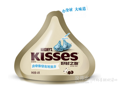 好時(shí)之吻Kisses曲奇奶香白巧克力36g  折3.45元（6.9元，3件5折）