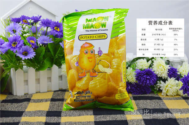 MIAW MIAW 妙妙 香薯片 60g 折3元（11.9元，雙重優(yōu)惠）