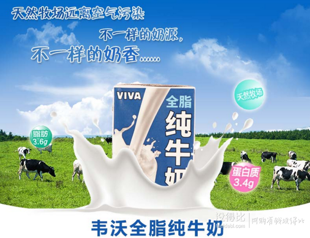 VIVA韋沃 全脂純牛奶 200ML*12 禮盒裝