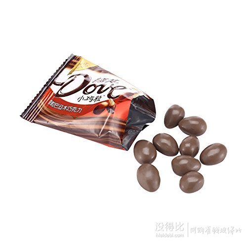 Dove 原粒巴旦木巧克力 200g*3 + 蔓越莓黑巧克力 100g   61.6元包郵（141.6，雙重優(yōu)惠）