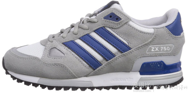 碼全好價：adidas Originals 阿迪達(dá)斯三葉草  中性運動鞋 ZX 750 B34327  430元包郵（580-150）