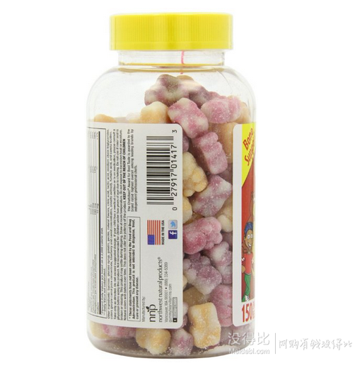 L‘il Critters 鈣+維生素D3 小熊軟糖 150粒