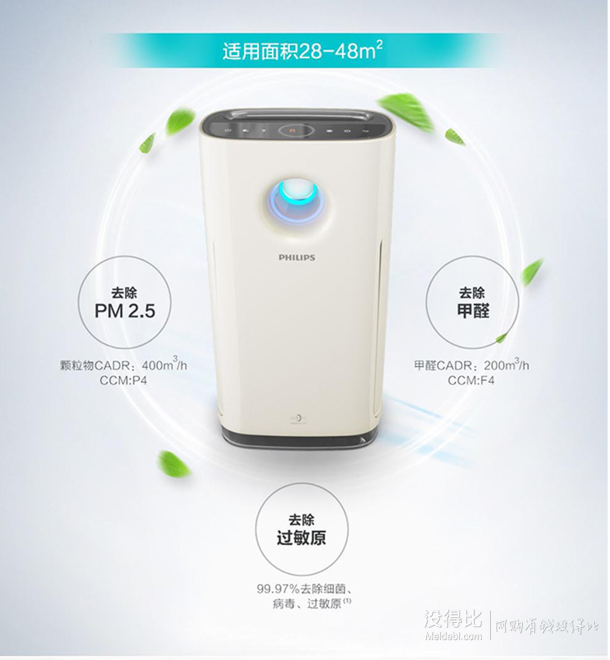 PHILIPS 飛利浦 空氣凈化器 AC3252 2699元包郵