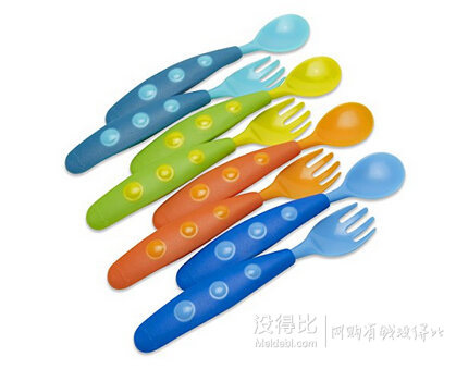 湊單！Gerber 嘉寶 NUK勺叉組兒童餐具套裝8個