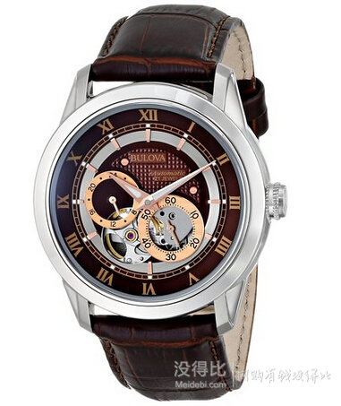 Bulova 寶路華 96A120 BVA瑞士自動鏤空機械男士腕表