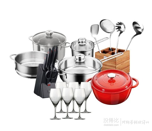 ZWILLING 雙立人 TWIN Nova III鍋具22件套  2188元 包郵