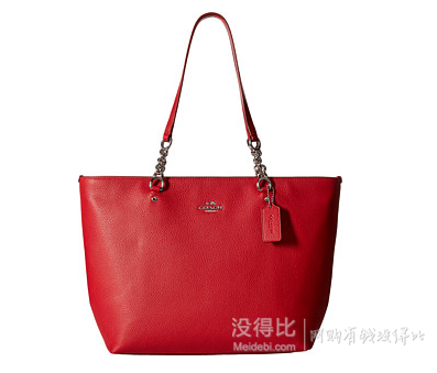 COACH 蔻馳 Polished Pebble Leather Sophia 女士真皮單肩手提包