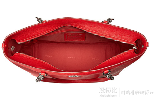 COACH 蔻馳 Polished Pebble Leather Sophia 女士真皮單肩手提包