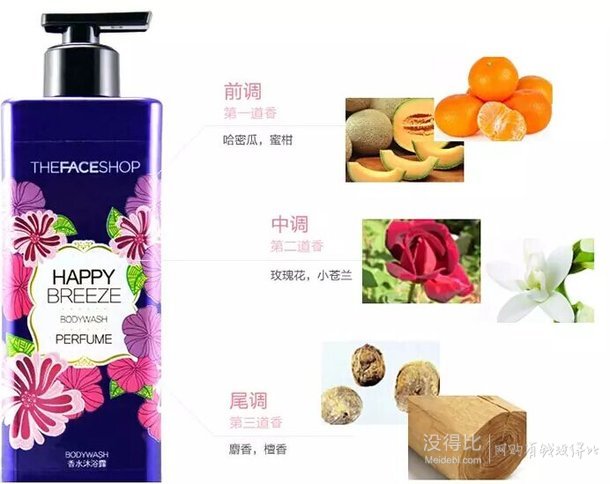 限地區(qū)： The face shop 菲詩(shī)小鋪 浪漫邂逅香水沐浴露 500ml  29.5元（59元，買一贈(zèng)一）