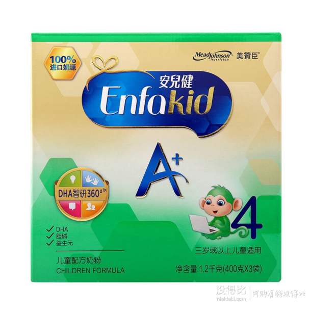 Mead Johnson 美贊臣 安兒健A+ 4段奶粉（3歲及以上兒童適用）1200g