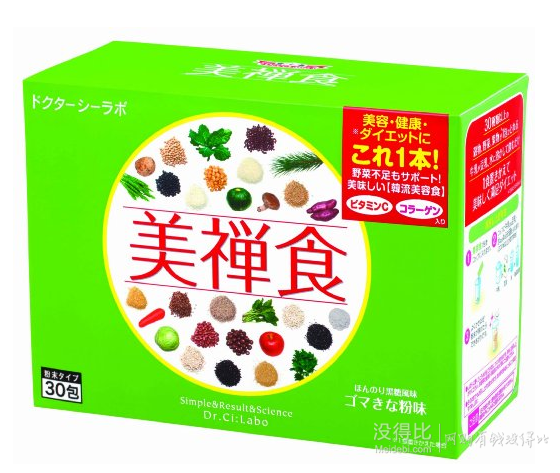健康纤维！日本城野医生美禅食代餐粉 462g(15.4g×30包)