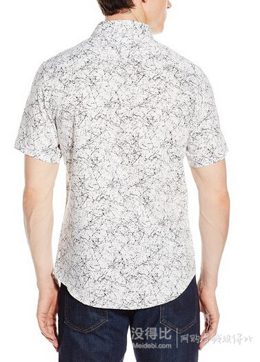Calvin Klein platter Print 男款短袖衬衫 两色可选