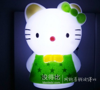 手慢無券：HelloKitty小夜燈 1.9元包郵（11.9-10券）