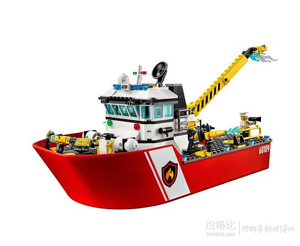 手慢無： LEGO 樂高 City城市系列 消防船 60109 *2件 150元包郵（需用碼）