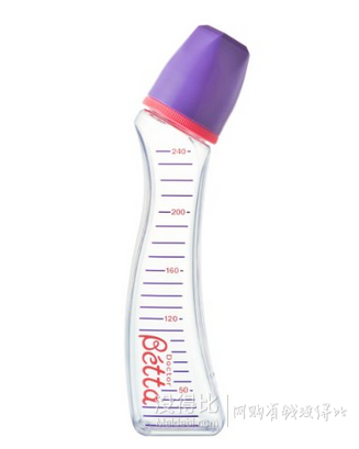 betta 貝塔系列 弧形玻璃哺乳瓶 240ml