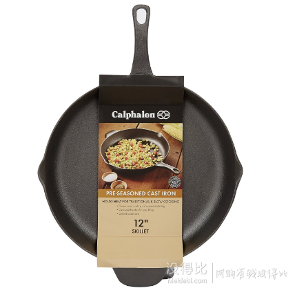 Prime会员专享：Calphalon 卡福莱 平底铸铁锅30cm 