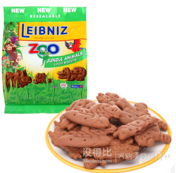 LEIBNIZ 萊布尼茲  叢林動物餅干可可味 100g