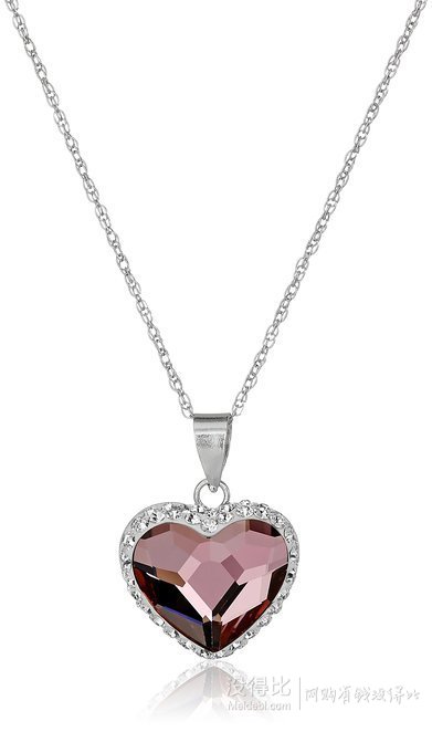 sterling silver heart pendant 女士吊坠项链