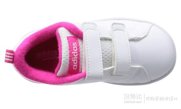 Adidas 阿迪達斯 經(jīng)典板鞋 VALCLEAN2 魔術(shù)貼小白鞋  