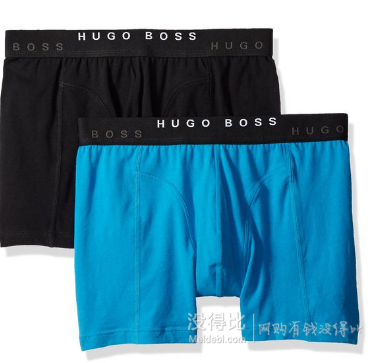 大碼！HUGO BOSS Cyclist Solid男 平角內(nèi)褲 2條裝