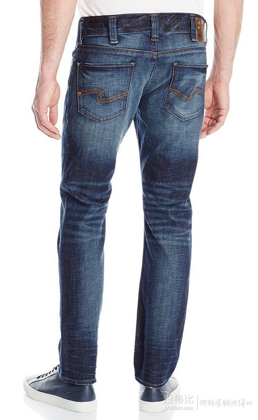 silver jeans 加拿大银牛 allan 男款锥形牛仔裤